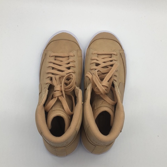 Women’s Nike Blazer Mid PRM MF Tan DQ7572-200 - Picture 6 of 6